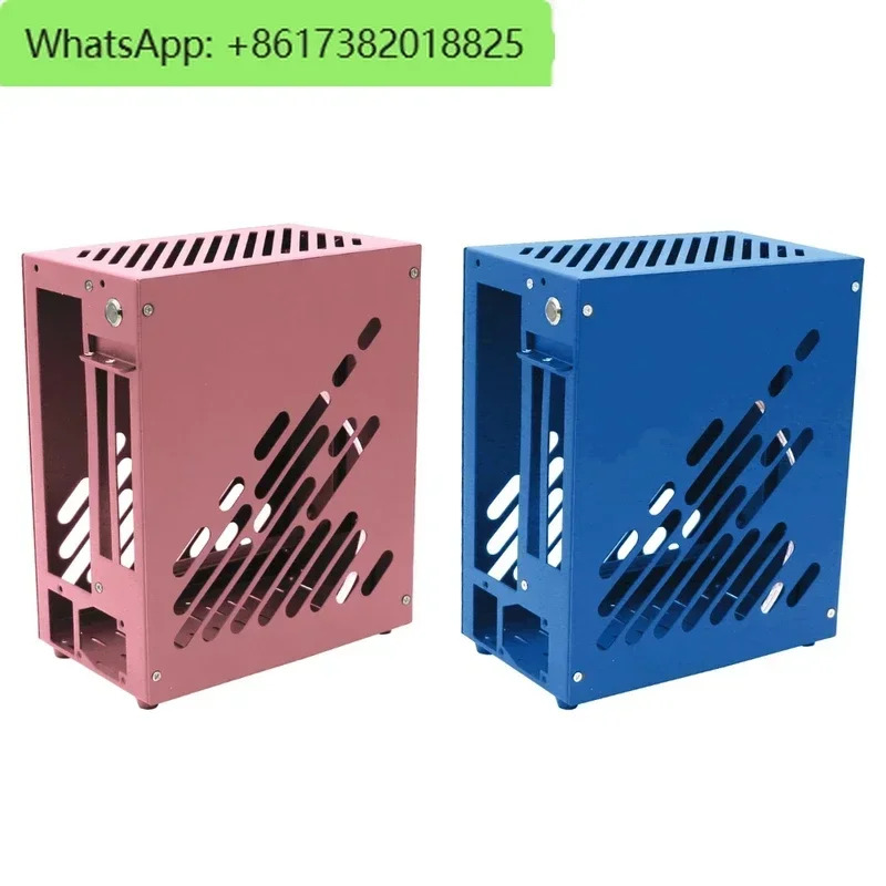 M24ITX 휴대미니 알루미늄 측면 A4 휴대케이스 소형 1uflex 전원공급장치 단독 디스플레이 케이스 K39