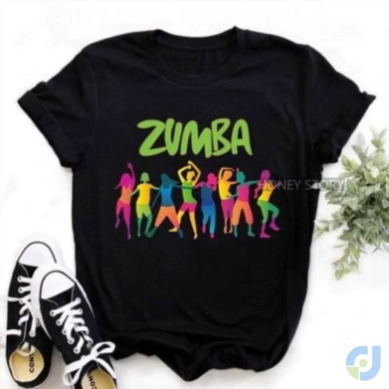 줌바옷 줌바웨어 zumba 티 댄스복 여성의류 피트니스 1788 1-댄스 블랙 s - 상품 이미지