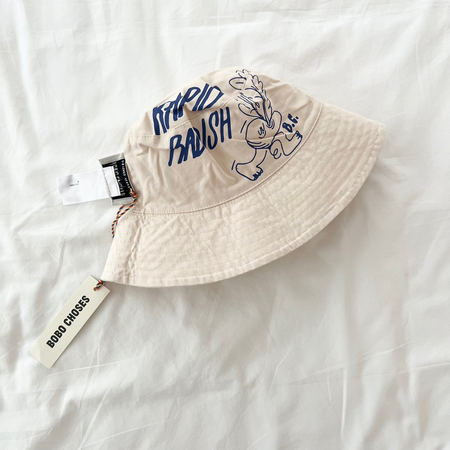 26SS 보보쇼즈 키즈 Pickles 리버서블 버킷햇 오프화이트 B126AI019 199 - 상세 이미지 4