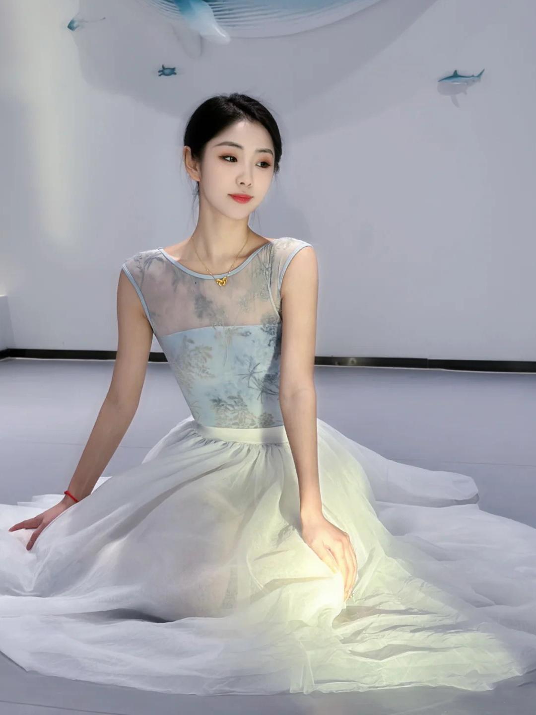 발레복 발레핏 연습 발레피트니스 체조복 폴웨어 의상 - 상세 이미지 3