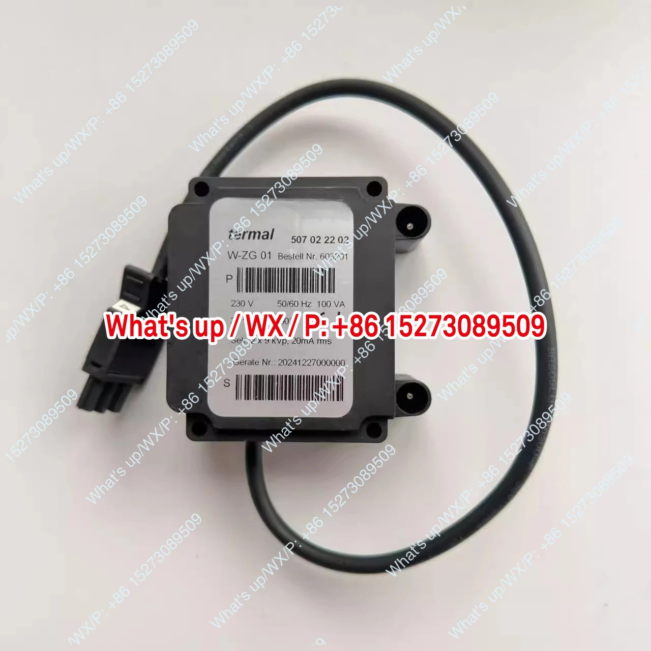 W-ZG 01/W-ZG 02 웨소 점화 변압기 버너 오리지널