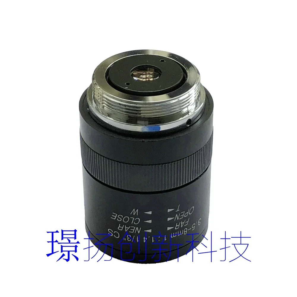 보안 모니터링 렌즈 3.5-8mm 수동 조리개 줌 초점 표준 볼트 야적외선 적외선 CS 인터페이스