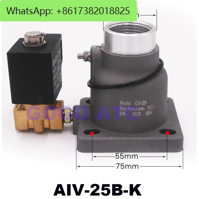 AIV-25B-K AIV-25Y-K 소형 스크류 에어 컴프레서 흡입 밸브 10hp호환 AC220V 7.5KW 액세서리 세트