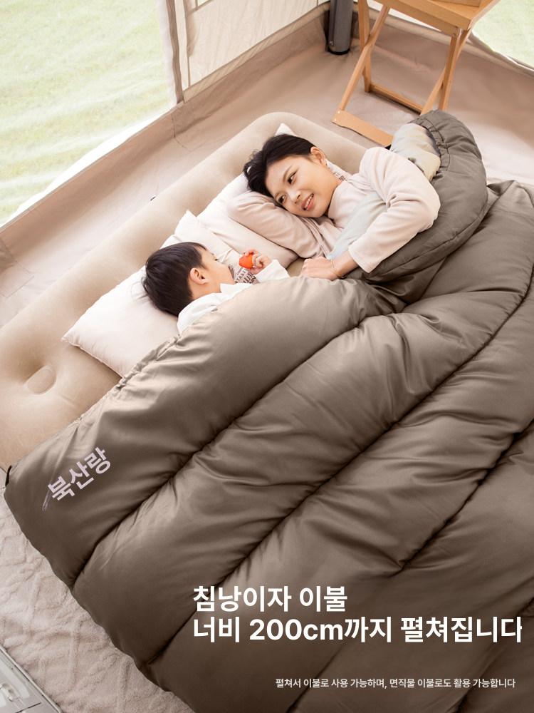 대형 동계 침낭 캠핑 차박용 경량 침낭 이불 - 상세 이미지 4