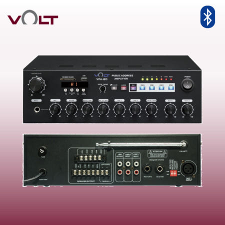 볼트 VOLT VPA-120 120W 파워앰프 하이/로우임피던스 겸용 구역방송 블루투스