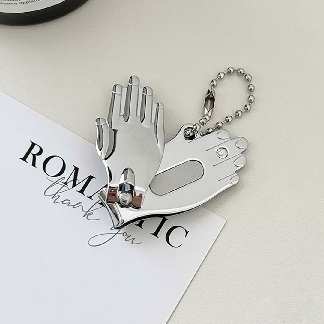 합장 손톱깎이 불교 굿즈 웃긴 쓸데없는 쓸모없는 키링 행운 기도 손톱깍이 선물 불교박람회 이미지 6