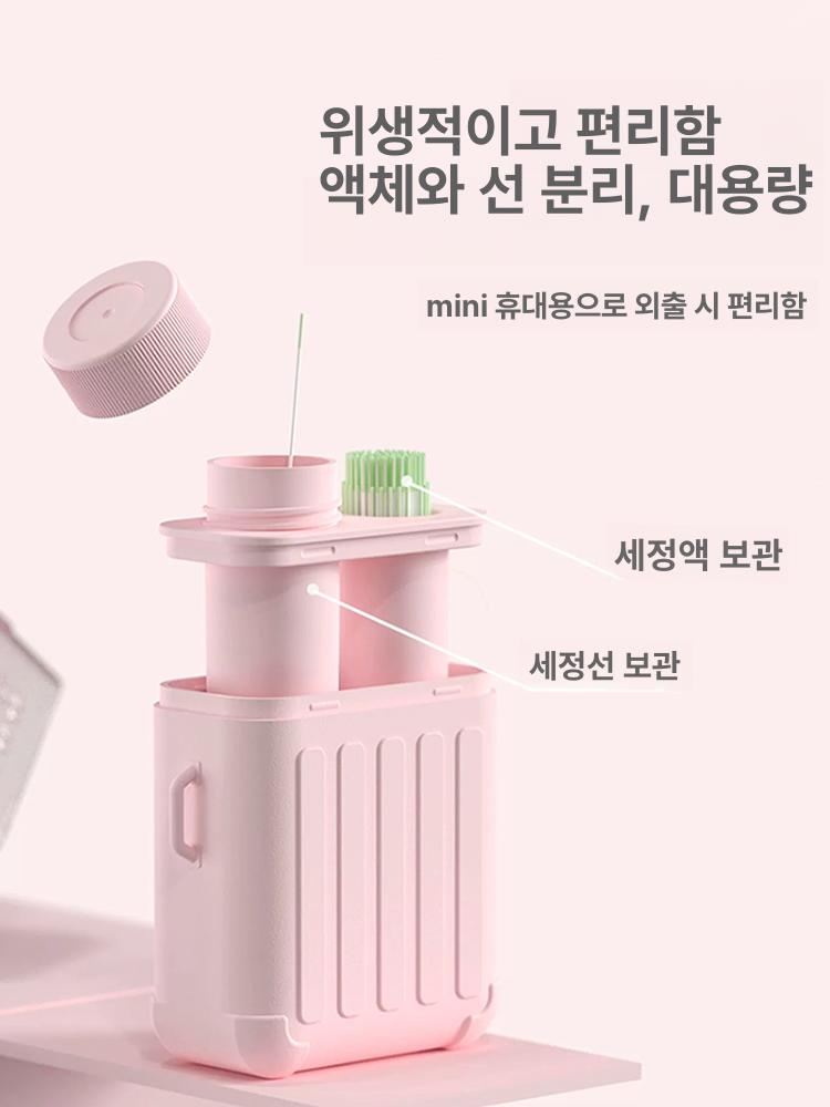 이어클리너 세트 귀소독 귀청소실 냄새제거 240개입 민트 - 상세 이미지 5