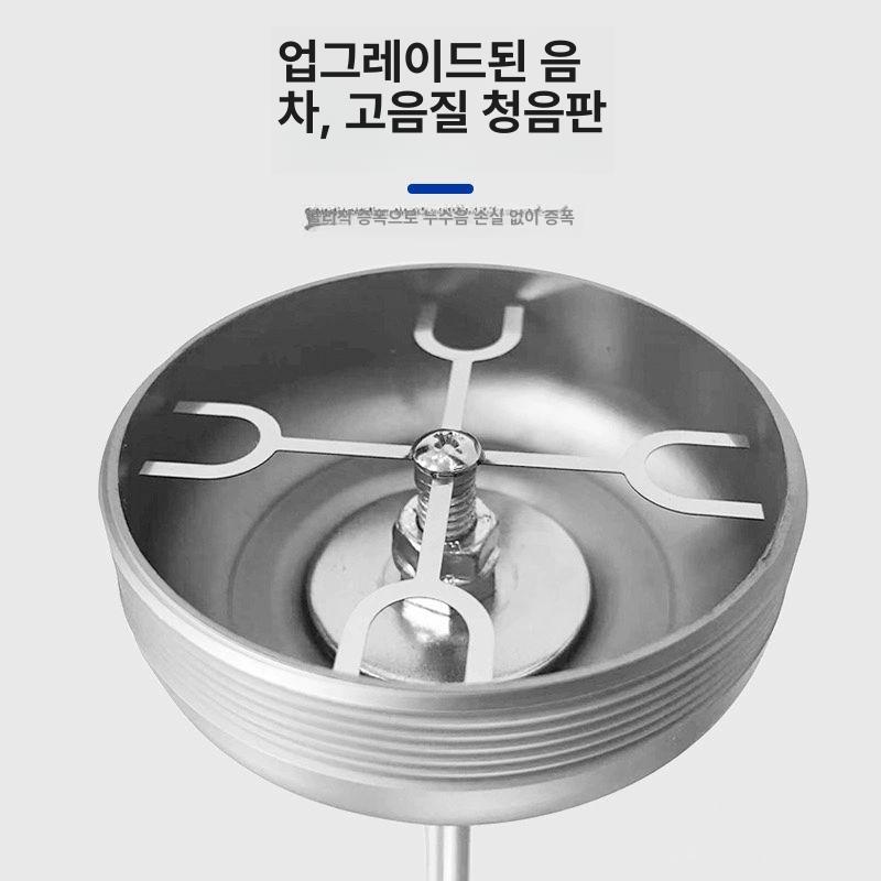 청음기 누수탐지봉 건물 검사 감지 장비 보수 배관 순수 티타늄 1.5m 2m 단일 8음 포크 - 상세 이미지 4