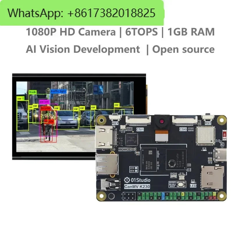 K210 카메라 모듈 Kendryte 시각 인식 지능 CanMV K230 AI 개발보드 데모 내장