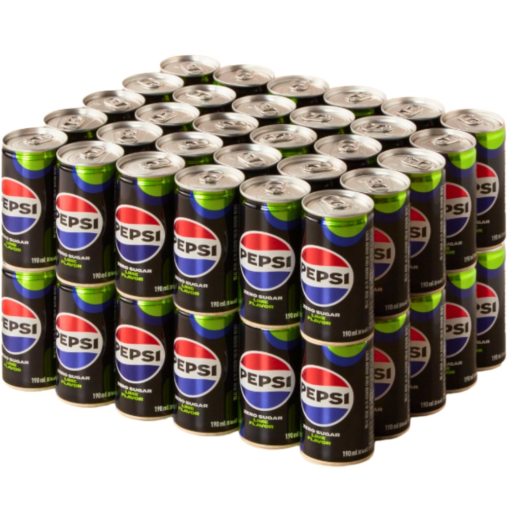 펩시제로슈거 라임 190ml 30입 X2박스 (총60캔) - 상품 이미지
