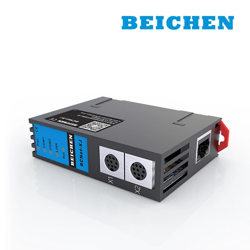 신제 XC/XD/XL 시리즈 PLC 원형 포트BCNet-XJ MODBUS TCP 이더넷 통신 데이터 수집 변환 모듈