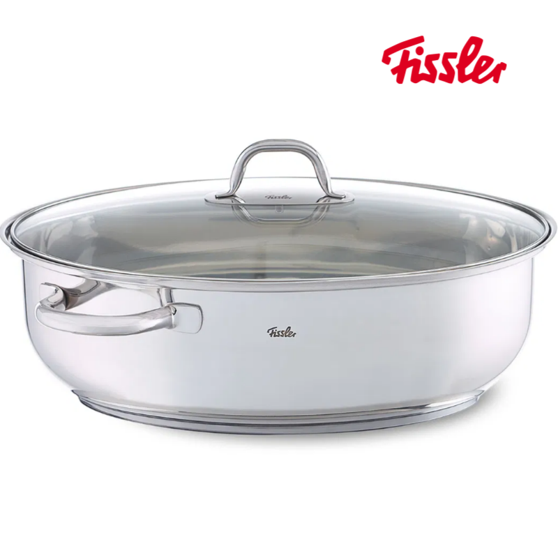 Fissler 휘슬러 Edelstahl 대형 원형 냄비 로스터 스텐 8.8L 38CM - 상품 이미지