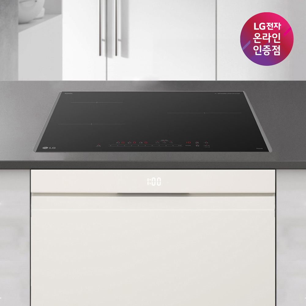 LG 디오스 오브제컬렉션 식기세척기 + LG 디오스 인덕션 (DUE6BGL1E + BEI3ASB2OE / 6BG1E-ASB2E)