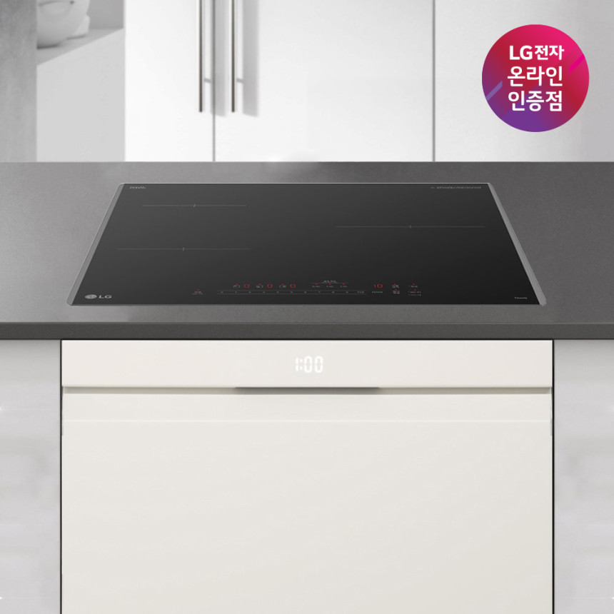 LG 디오스 오브제컬렉션 식기세척기 + LG 디오스 인덕션 (DUE6BGL1E + BEI3ASB2OE / 6BG1E-ASB2E) 사진 1