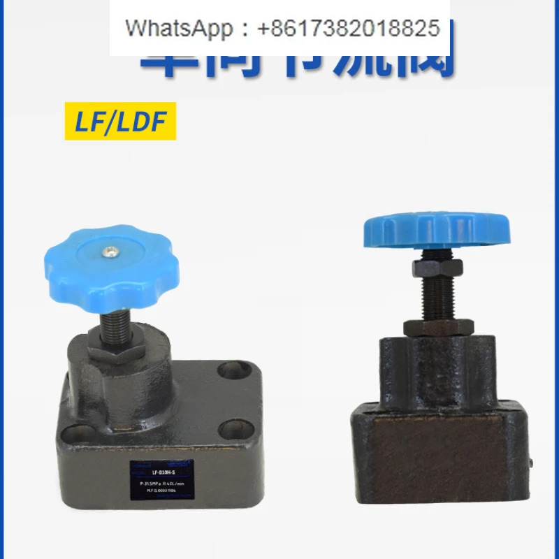 JF 유압 LF 단방향 B20K 스로틀 밸브 LDF-B10H B20H B32H L10H L20H L32H B10K