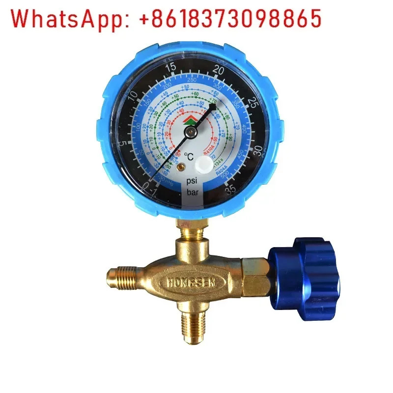 저압 고압 게이지 HS466AL 불소 압력 밸브 R12R22R13R404