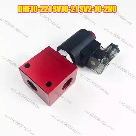 1개 유압 나사형 카트리지 2위치 2방향 일반 개방형 솔레노이드 밸브 DHF10-221 SV10-21 SV2-10-2NOP