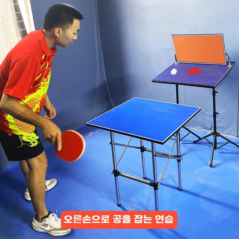 셀프 탁구대 리턴 연습대 서브 8세대 훈련 테이블 A. 9세대 캐치볼 세트 - 상세 이미지 4