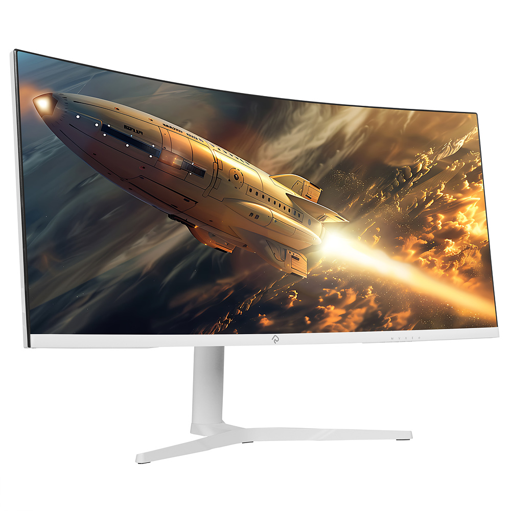 총판 래안텍 PANTHEON CQA34C80SM 화이트 Fast VA 180 WQHD USB-C 무결점 모니터 이미지 7