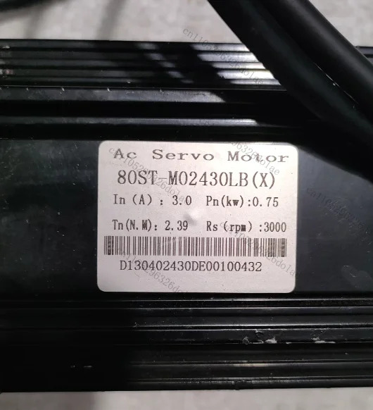 서보모터 80ST-M02430LB X 750w 리퍼 완료 OK