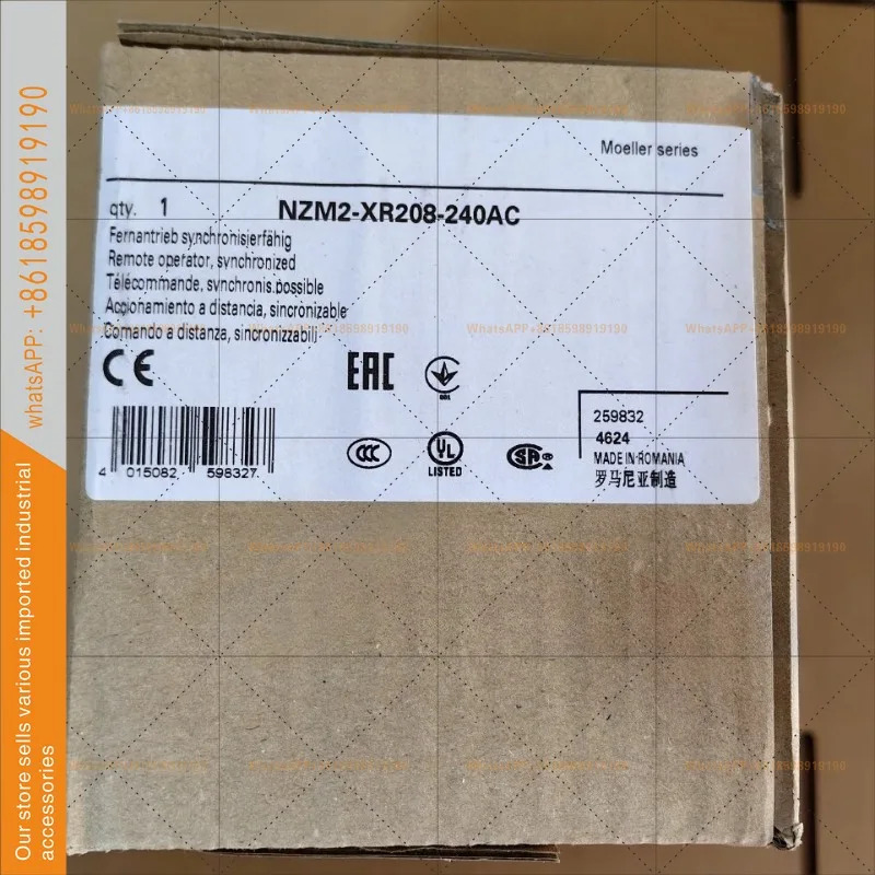 플라스틱 케이스뮬러 원격 전기 조작기 NZM2-XR208-240AC는 새 이며 가 있습니다.