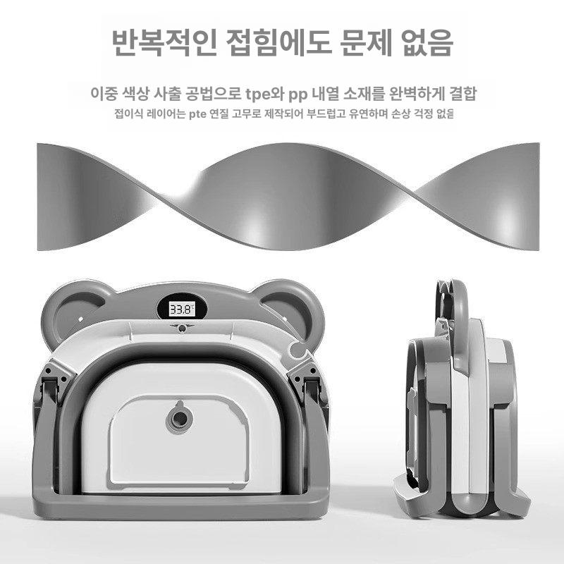 접이식 반려동물 욕조 강아지 고양이 샤워 쿠션 3단 - 상세 이미지 4