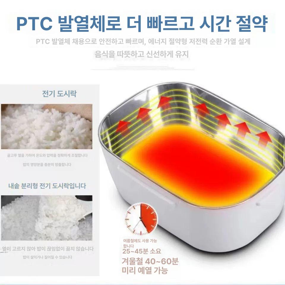 차량용 전자레인지 자동차용 이동식 도시락 워머 소형 딥그린 220v+12v24v - 상세 이미지 5