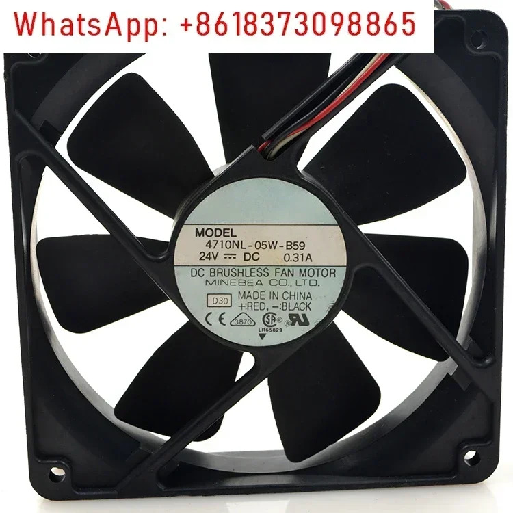 4710NL-05W-B59 24V 0.31A 112CM 인버터 듀얼 볼 팬