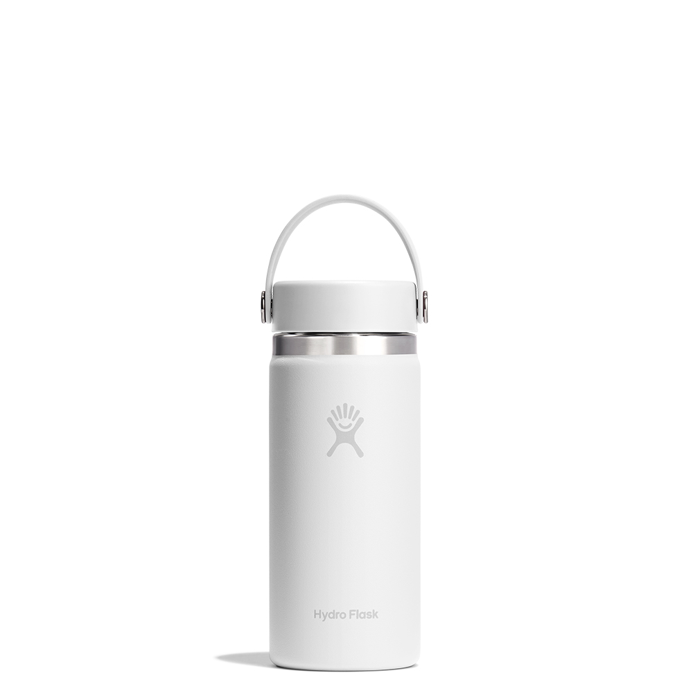 하이드로 플라스크 16온즈 473ml 와이드 플렉스캡 텀블러 화이트 뉴 - 상품 이미지
