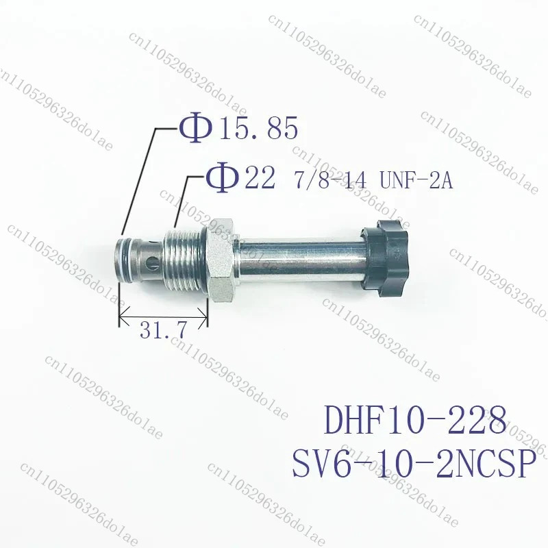 DHF10-228/SV10-28/SV2-10-2NCSP 솔레노이드 밸브 나사형 카트리지 2위치 2방향 상시 닫힘형