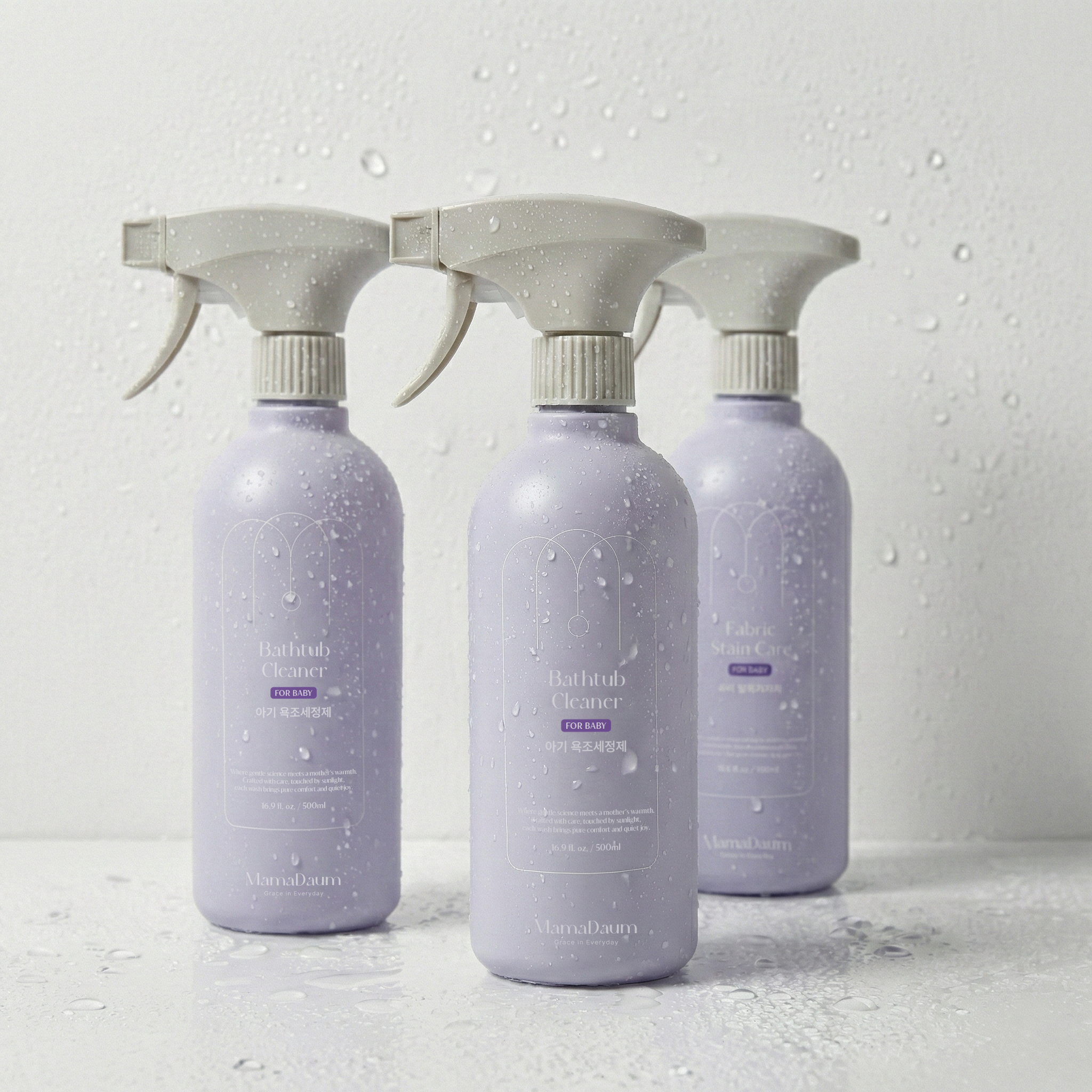 마마다움 아기 욕조 욕실세정제 클리너 무향 500ml, 3개 - 상품 이미지