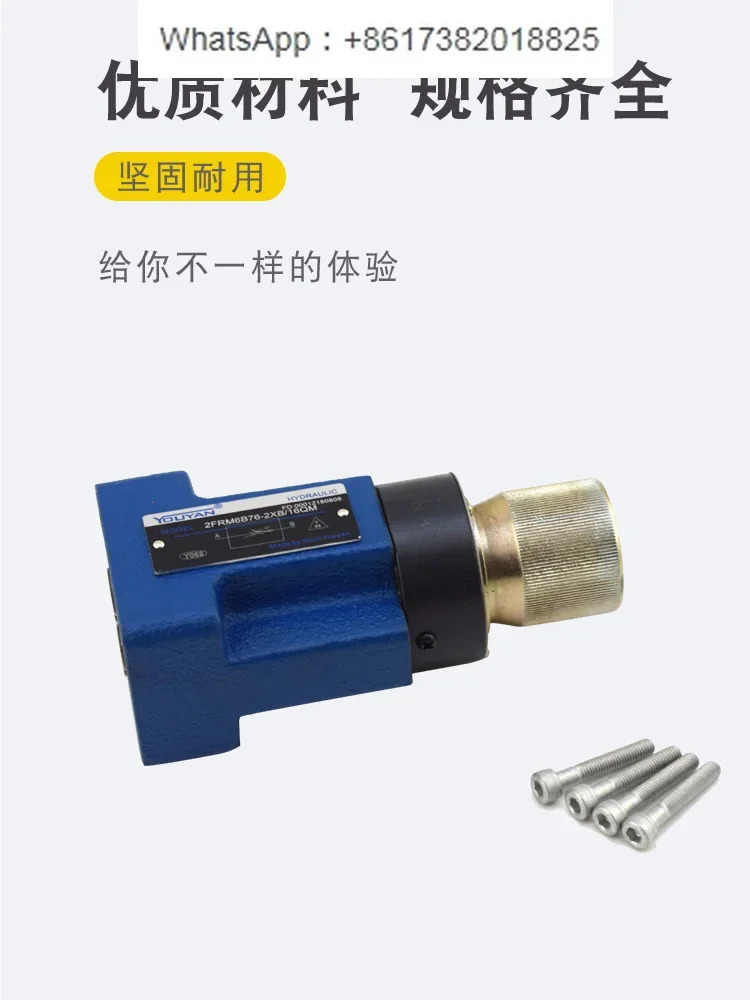 2FRM5 유량 밸브 2FRM6A76 2FRM10-21/50L 유압 속도 제어 2FRM16 정류기 플레이트 Z4S10