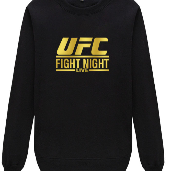 UFC 격투기 상의 남녀공용 얇은 긴팔 맨투맨 MMA 무술용 - 상품 이미지
