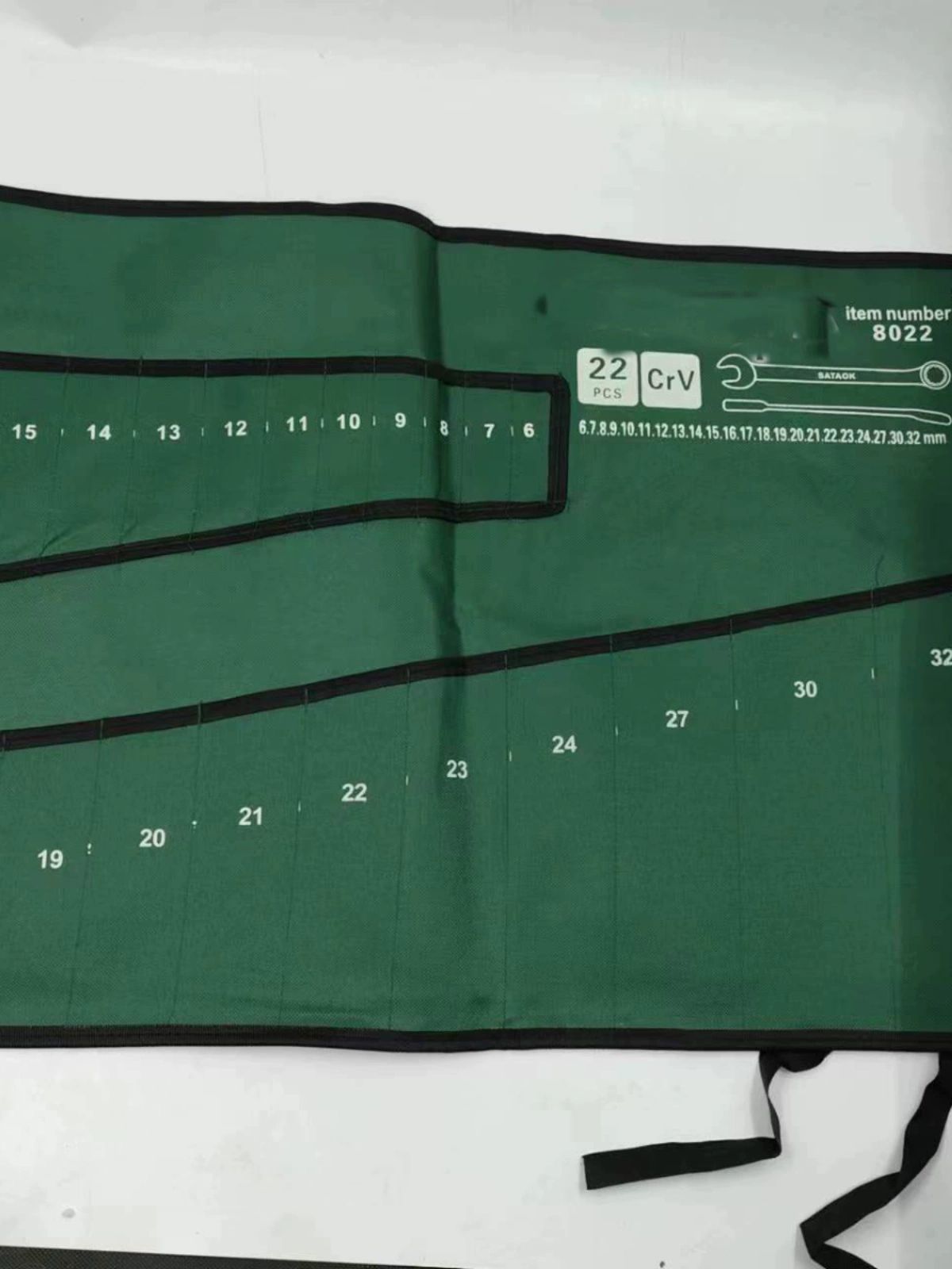 캔버스 못주머니 파우치 듀얼 포켓 수납 롤업 전용 빈백 20피스 빈 48.5 x 63.5cm - 상세 이미지 3