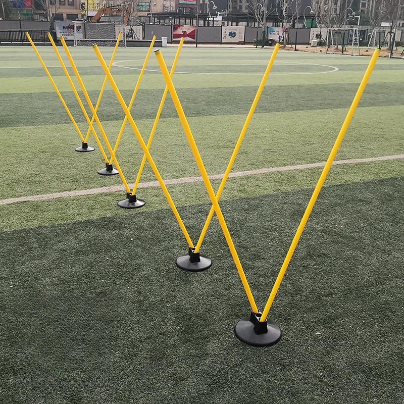 이동식 축구 폴대 체육 훈련 교구 드리블 휴대용 거치대 축구경기 프레임 풋살 - 상품 이미지