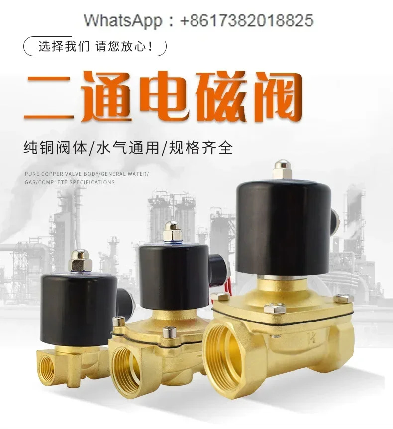 2W160-15 2W200-20 솔레노이드 워터 밸브 2W400-40 파이프라스위치 6분 1인치 2W250-25