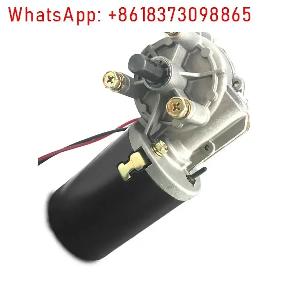 DC12V/24V 60W 웜 기어박스 모터 90-360rpm 차고 문 롤링 게이트 고 토크 감소