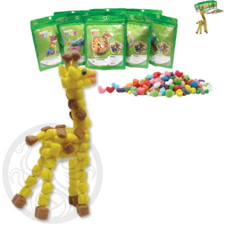 [KERR 협력사]케르 이지콘 DIY 시리즈5 기린 콘블럭 미술키트