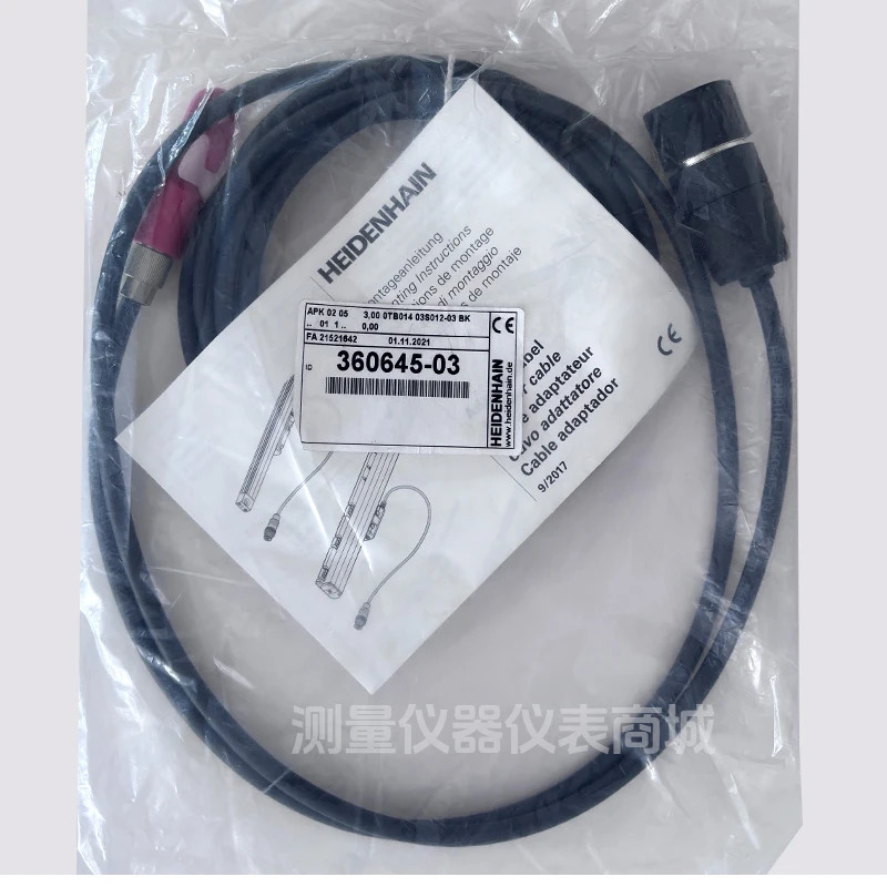 HEIDENHAIN AELB382C 판독 헤드 케이블 310128-01 310128- 03/06/09 310127