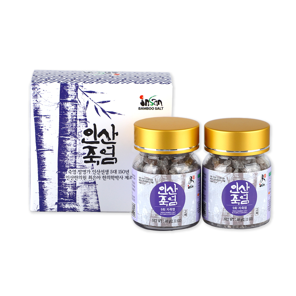 인산죽염 9회 자죽염 60g 2개세트 이미지 4