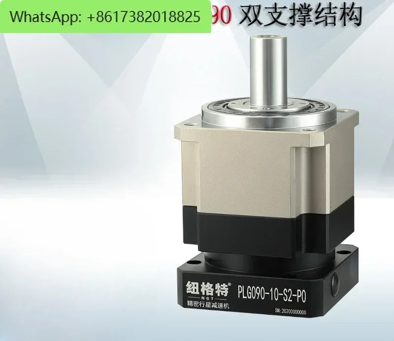 8090 프레임 750W 서보모터 고정밀 헬리컬 유성 감속기 PLG090 장착