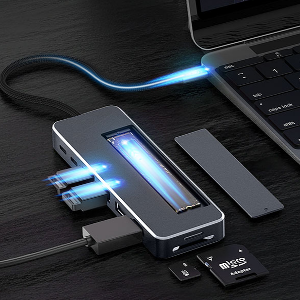 외장 멀티 허브 nvme 허브 확장 통합 - 상품 이미지