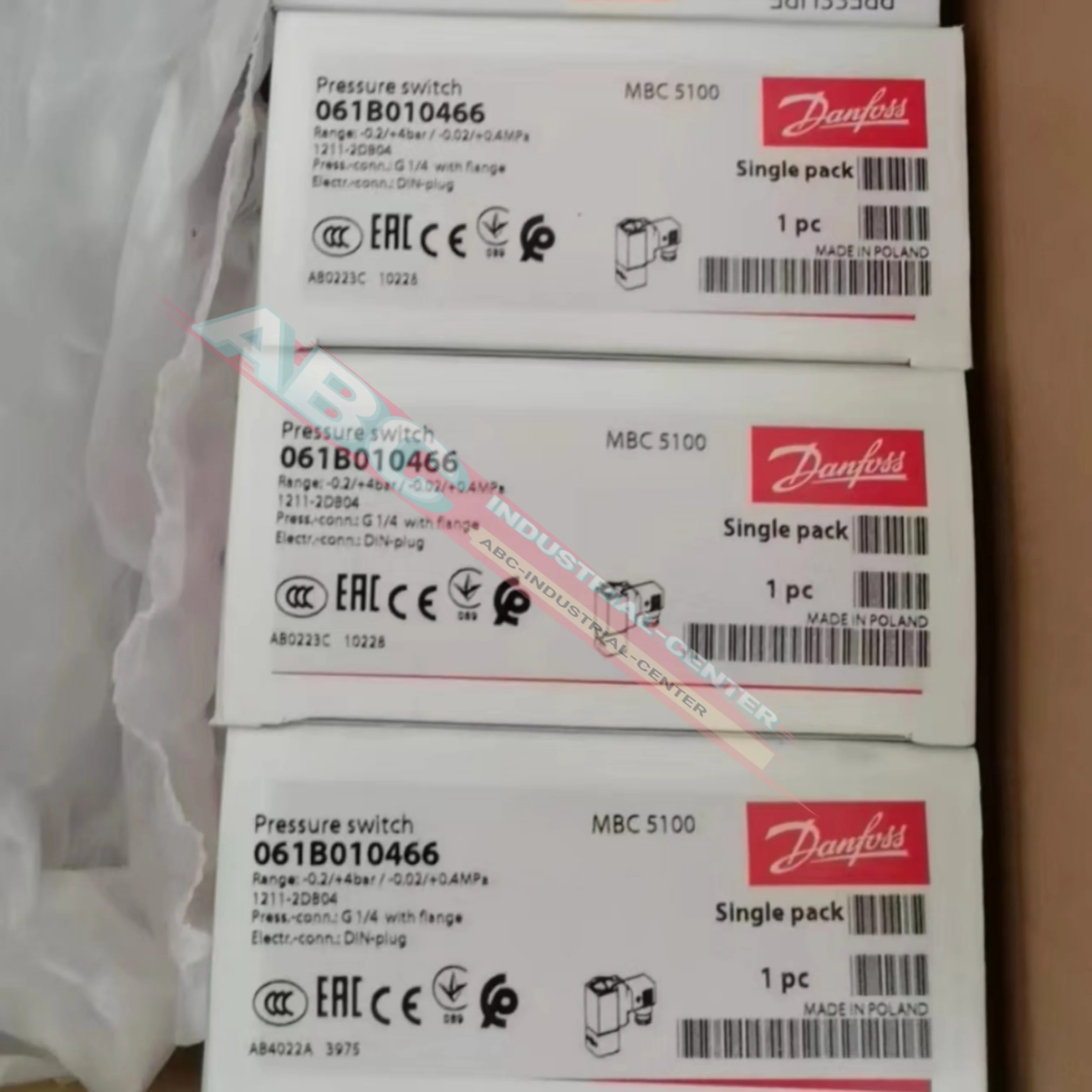 061B010966 MBC5100 압력센서 새 061B011066 061B012266