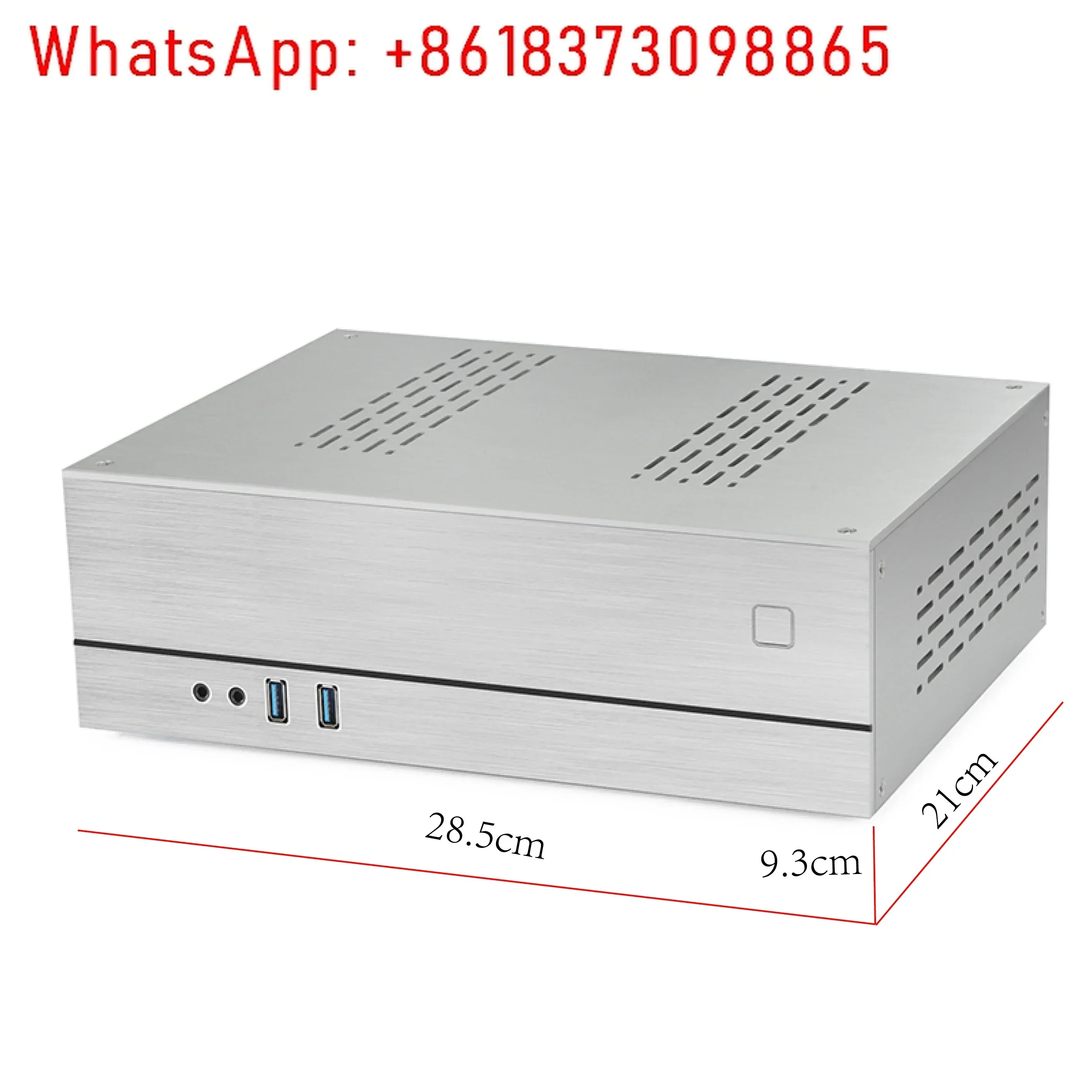 XQBOX A02 알루미늄 쉘 철 프레임HTPC 수평 ITX 미니 소형하프 높이 그래픽 카드