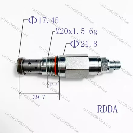 1개 나사형 인서트 SUN 타입 RDBA/RDDA/RDFA작동식 릴리프 밸브