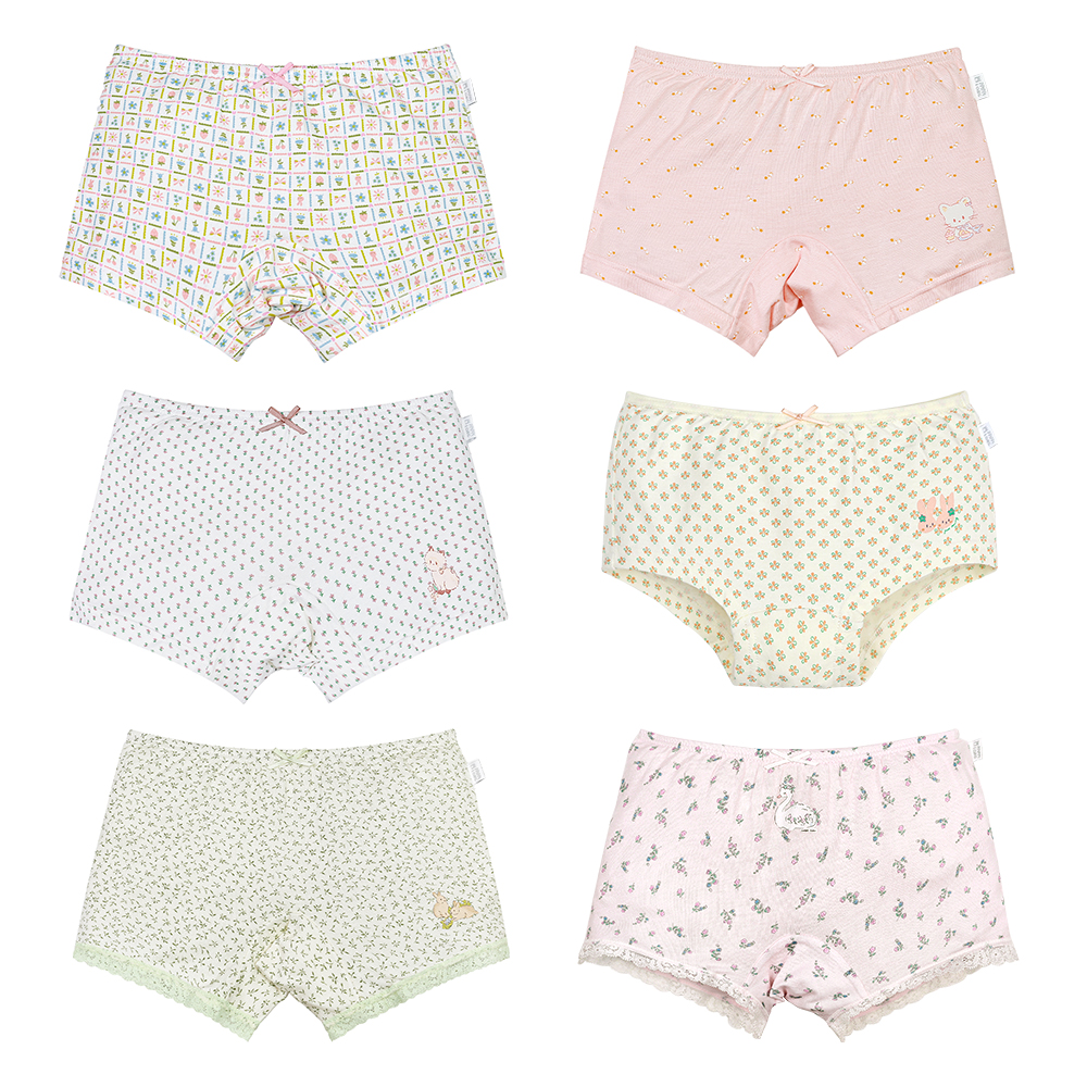 [삐삐롱]무형광 아동 여아 드로즈 사계절 사각팬티 제품 이미지