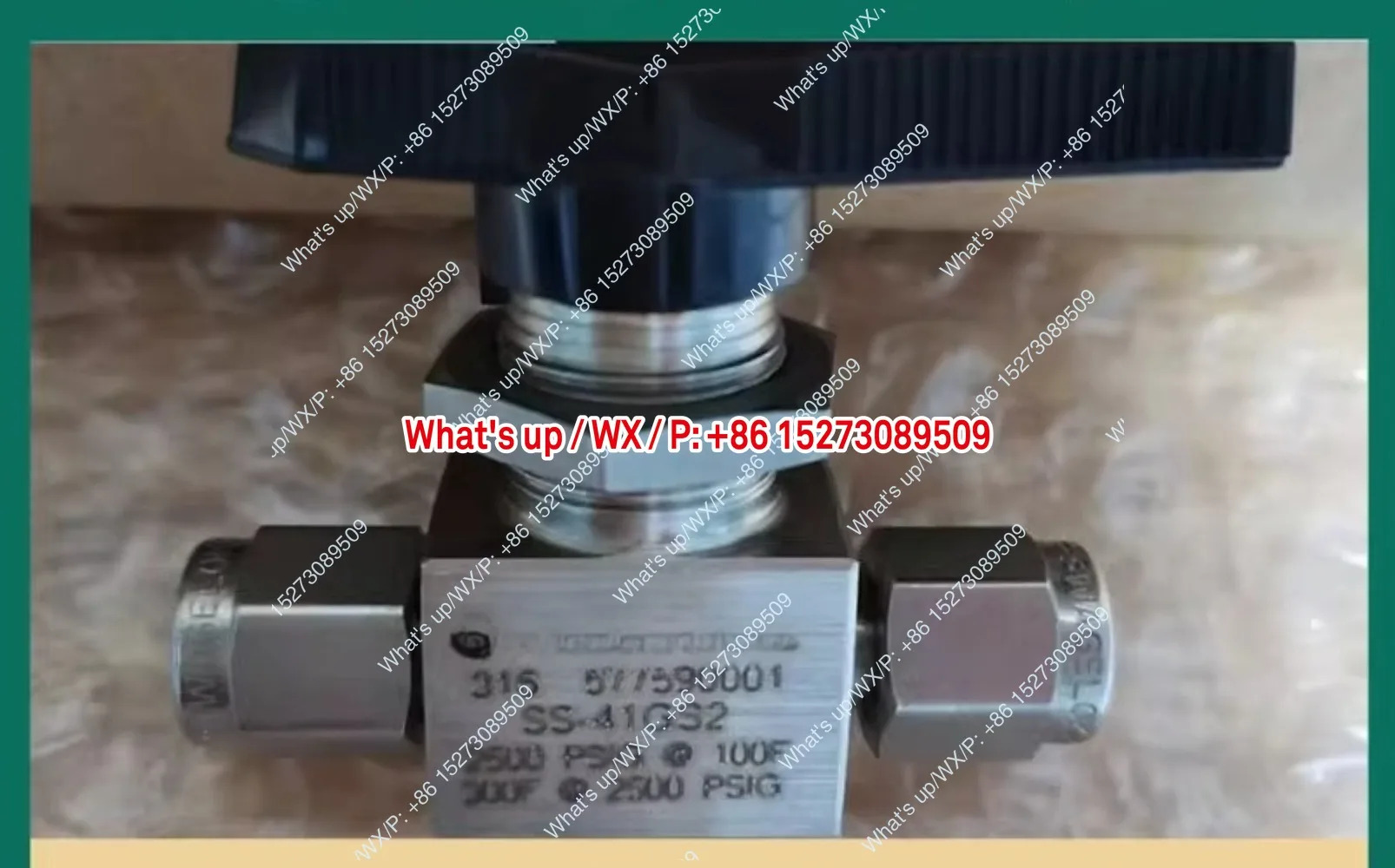 Swagelok 스테인레스 스틸 1피스 40G 시리즈 볼 밸브 SS-41GS2/SS-43GS6