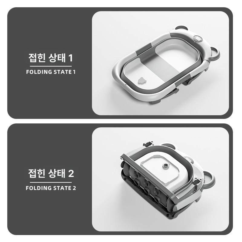 접이식 반려동물 욕조 강아지 고양이 샤워 쿠션 3단 - 상세 이미지 5