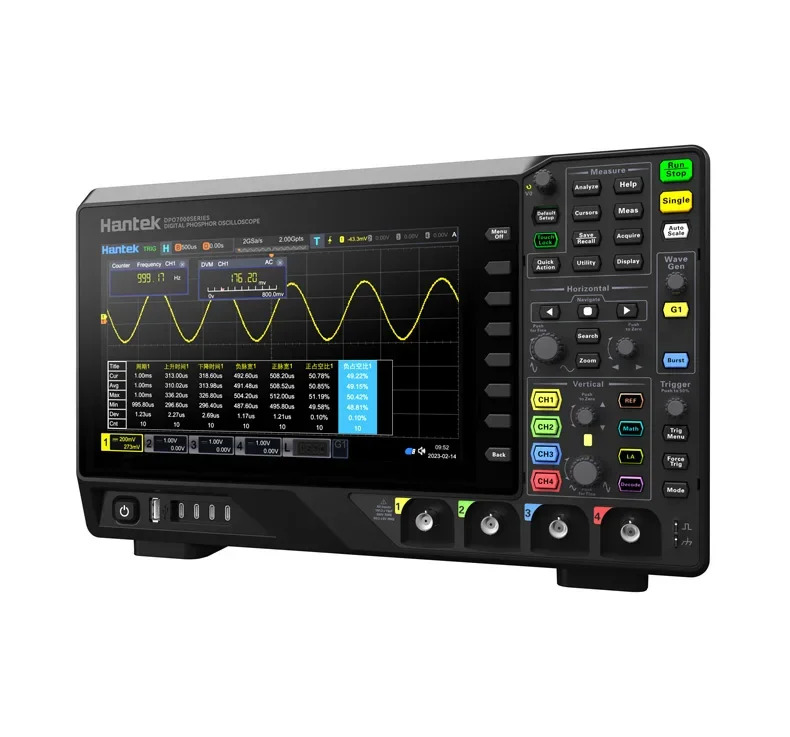 4채널 500MHz 2G 샘플링 속도 형광 디지털 오실로스코프 DPO7504C