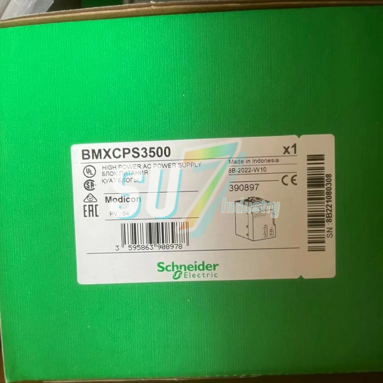 PLC 모듈 새 BMXCPS3500 BMXDDM16022